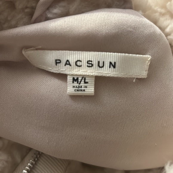 Pacsun Sherpa Zip Up - Picture 2 of 2